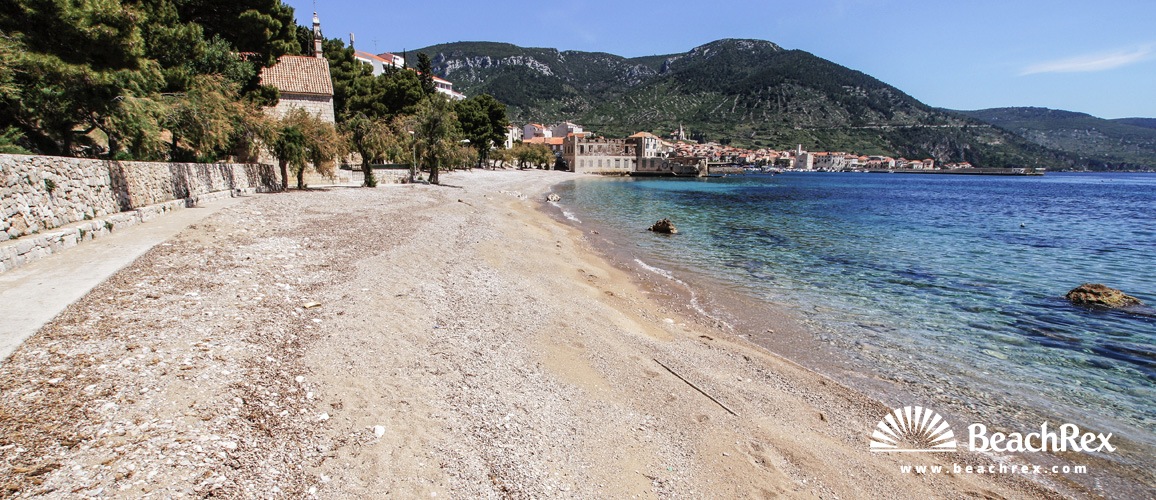 Croatia - Dalmatia  Split - Island Vis -  Komiža - Beach Gusarica