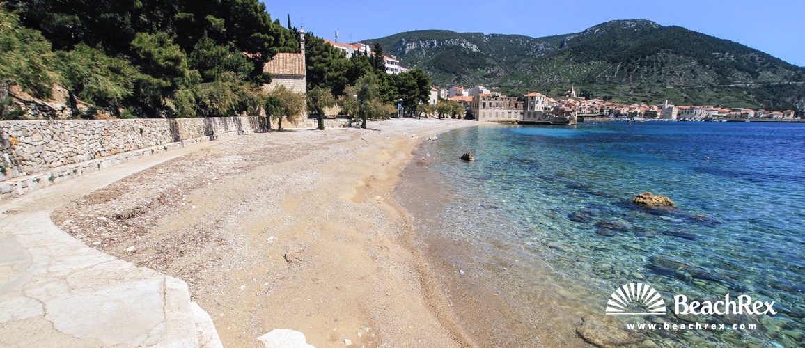 Croatia - Dalmatia  Split - Island Vis -  Komiža - Beach Gusarica