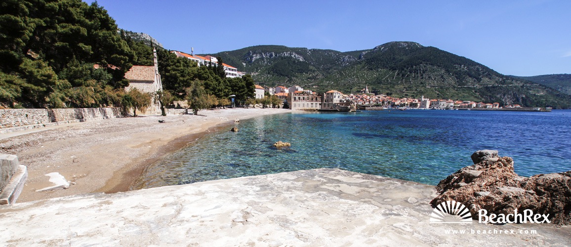 Croatia - Dalmatia  Split - Island Vis -  Komiža - Beach Gusarica