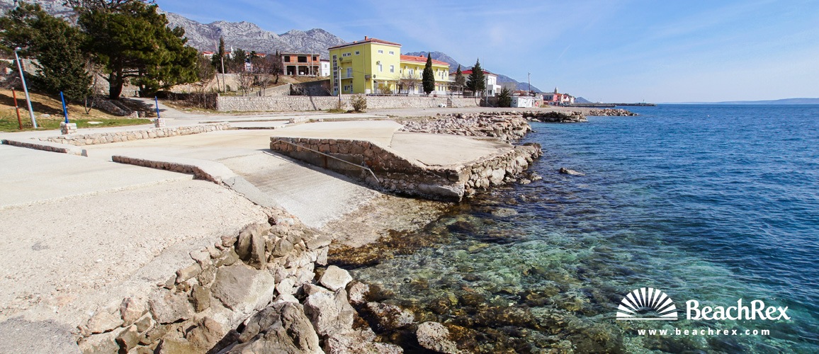Hrvaška - Lika -  Karlobag - Plaža Karlobag