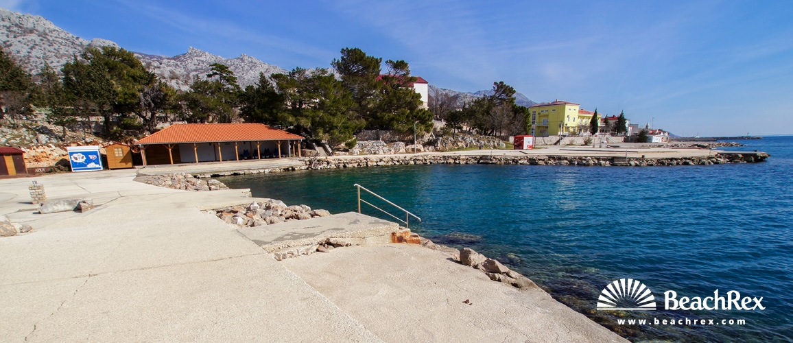 Hrvaška - Lika -  Karlobag - Plaža Karlobag