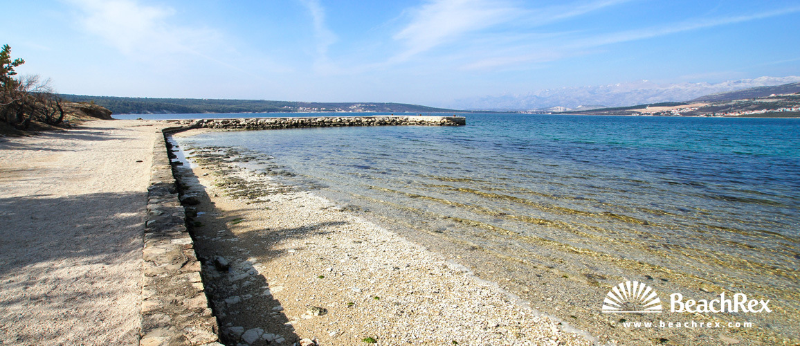 Croatia - Dalmatia  Zadar -  Karin Gornji - Beach Karin Gornji