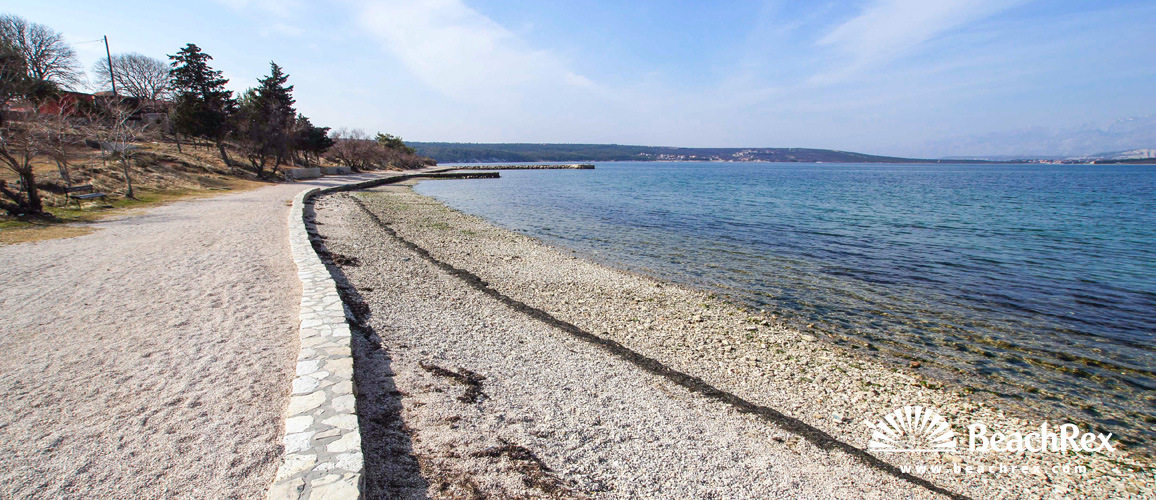 Croatia - Dalmatia  Zadar -  Karin Gornji - Beach Karin Gornji