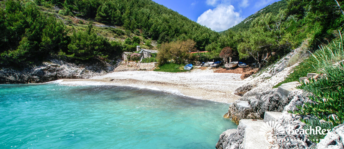Croazia - Dalmazia  Dubrovnik - Isola Korčula -  Žrnovo - Spiaggia Bratinja
