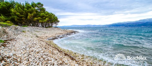 Croatia - Dalmatia  Split - Island Brač -  Supetar - Beach Dorotea