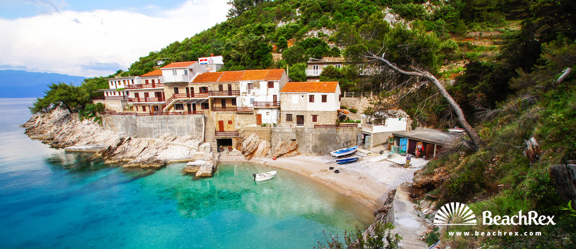 Hrvatska - Dalmacija  Split - Otok Hvar -  Gdinj - Plaža Pobij