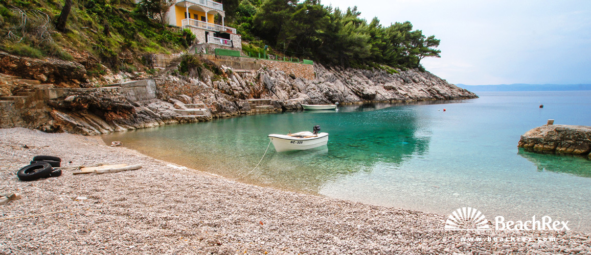 Hrvatska - Dalmacija  Split - Otok Hvar -  Gdinj - Plaža Pobij