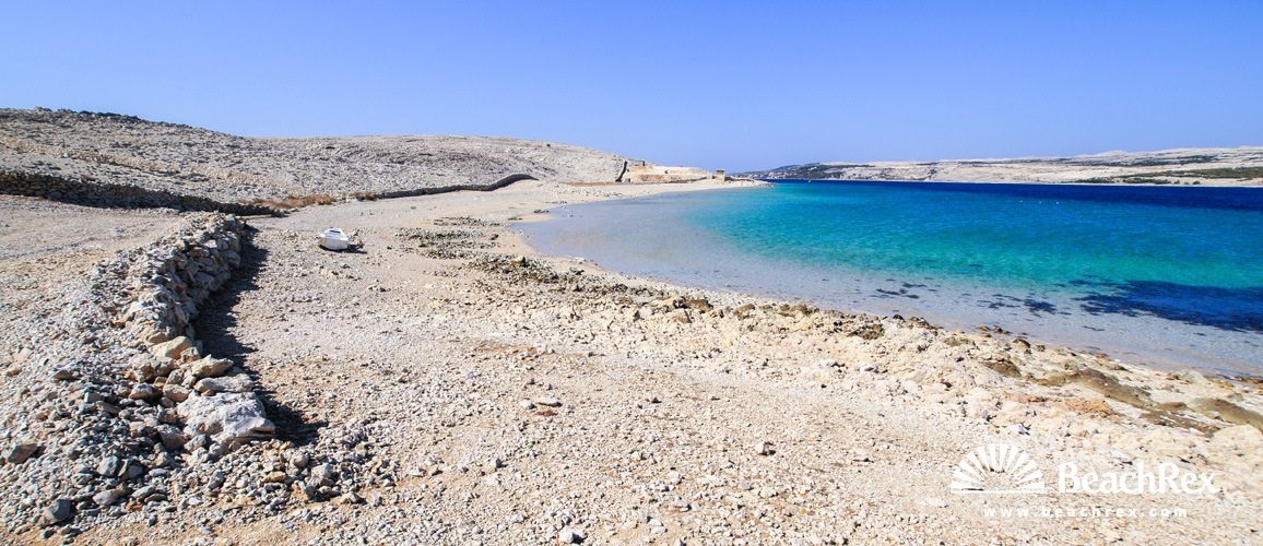 Croatia - Dalmatia  Zadar - Island Pag -  Kolan - Beach Prnjica