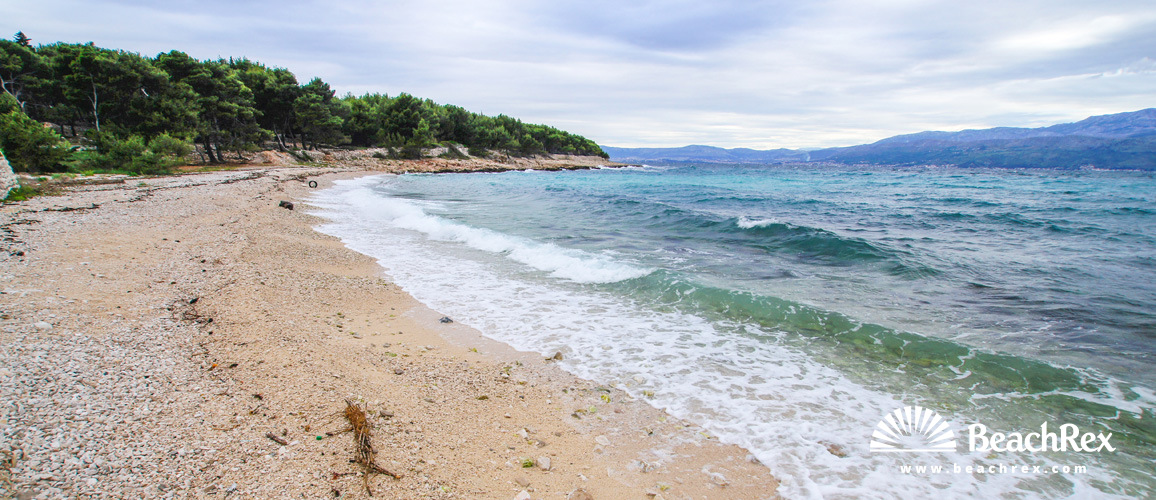 Croatia - Dalmatia  Split - Island Brač -  Supetar - Beach Babin Laz
