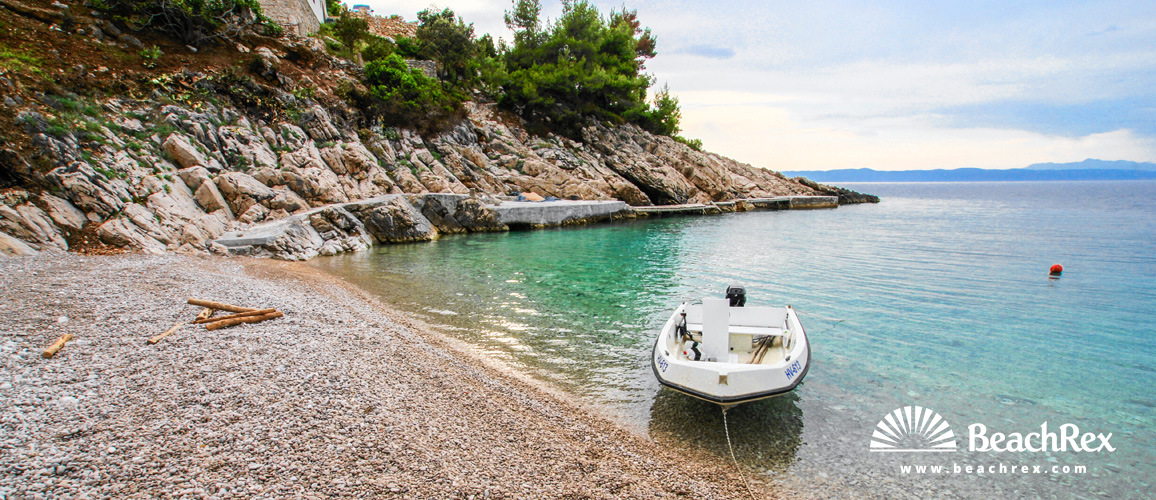 Croatia - Dalmatia  Split - Island Hvar -  Gdinj - Beach Pakomina