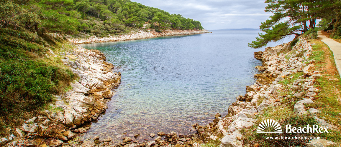 Croatia - Kvarner - Island Lošinj -  Veli Lošinj - Beach Vale Škura