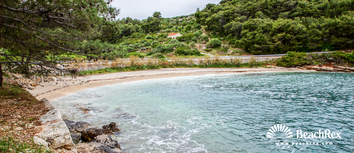 Croatia - Dalmatia  Split - Island Brač -  Splitska - Beach Zastup