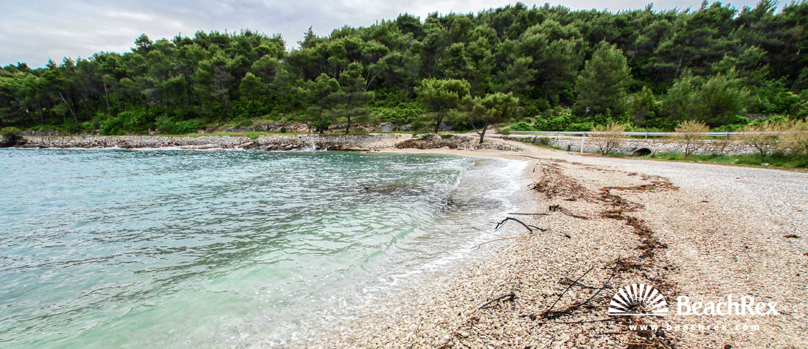 Croatia - Dalmatia  Split - Island Brač -  Splitska - Beach Zastup