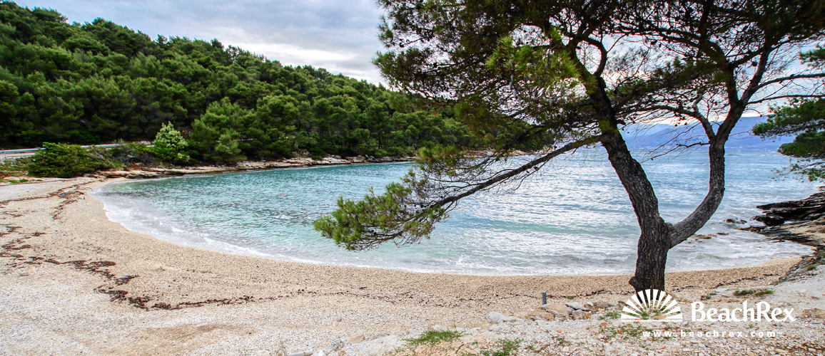 Croatia - Dalmatia  Split - Island Brač -  Splitska - Beach Zastup