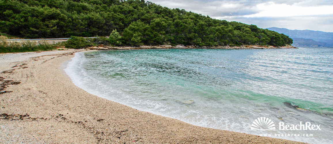 Croatia - Dalmatia  Split - Island Brač -  Splitska - Beach Zastup