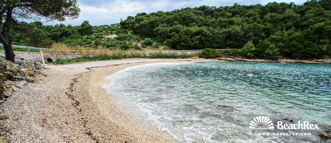Croatia - Dalmatia  Split - Island Brač -  Splitska - Beach Zastup