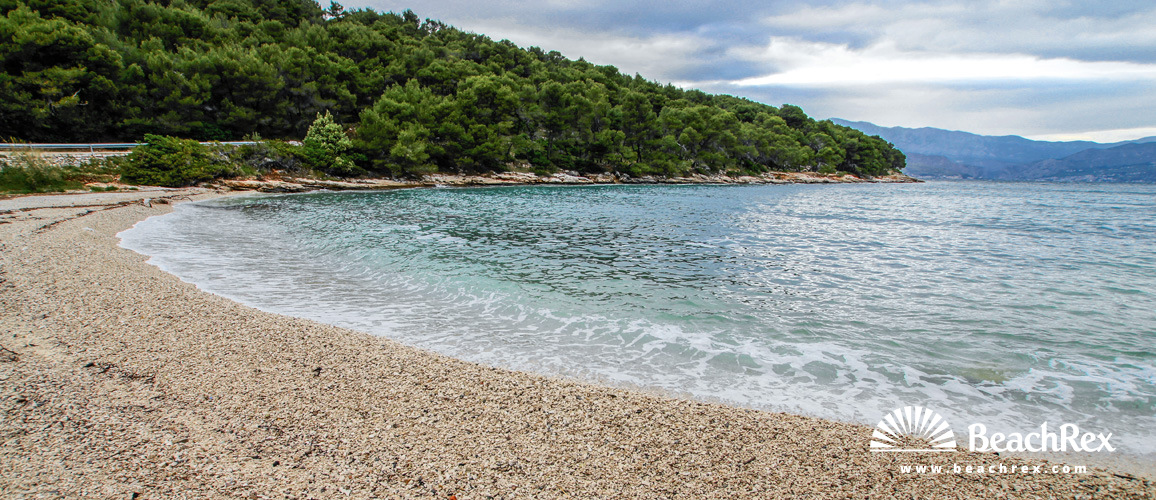 Croatia - Dalmatia  Split - Island Brač -  Splitska - Beach Zastup