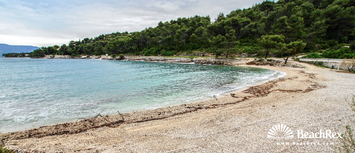 Croatia - Dalmatia  Split - Island Brač -  Splitska - Beach Zastup
