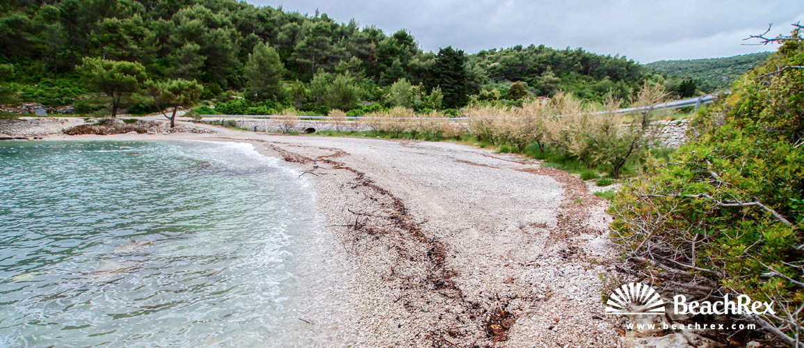 Croatia - Dalmatia  Split - Island Brač -  Splitska - Beach Zastup