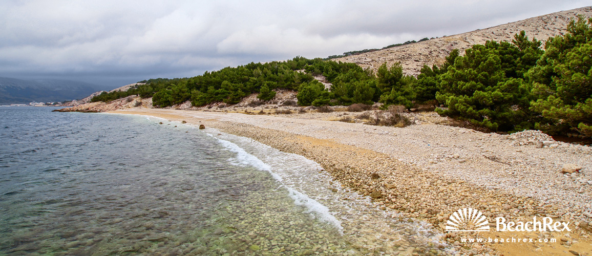Croatia - Kvarner - Island Krk -  Baška - Beach Vreženica