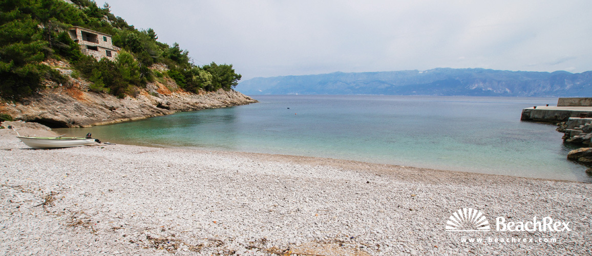Hrvatska - Dalmacija  Split - Otok Hvar -  Bogomolje - Plaža Bristova