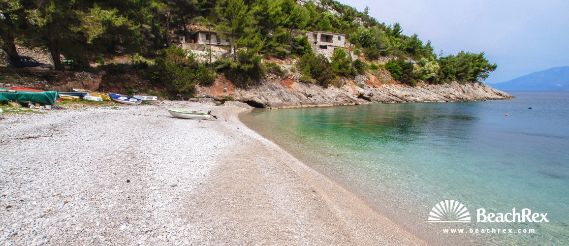Hrvatska - Dalmacija  Split - Otok Hvar -  Bogomolje - Plaža Bristova
