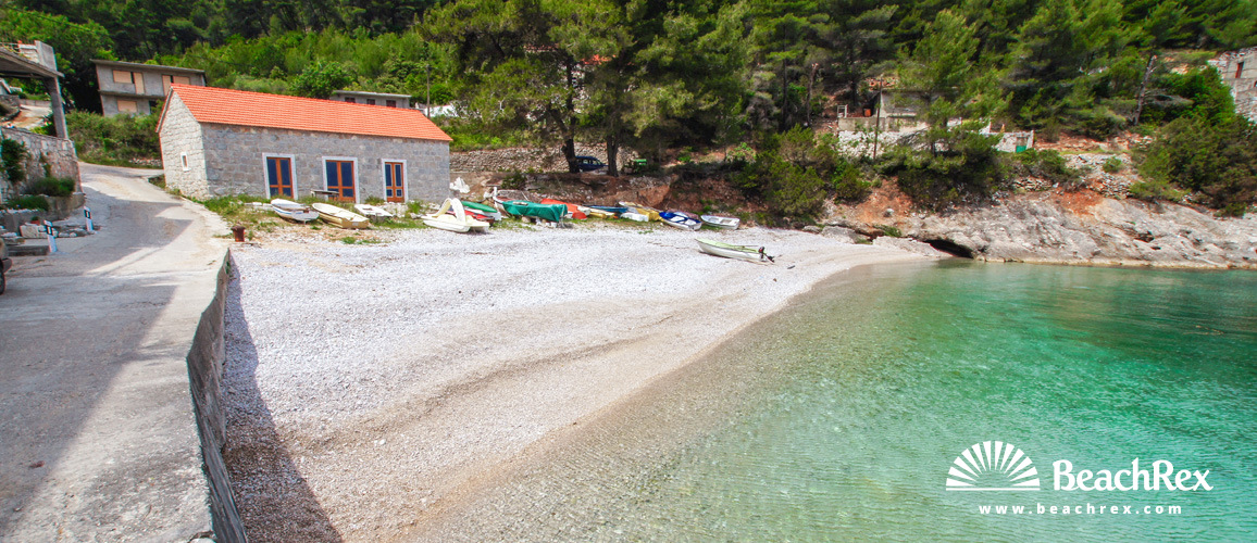 Hrvatska - Dalmacija  Split - Otok Hvar -  Bogomolje - Plaža Bristova