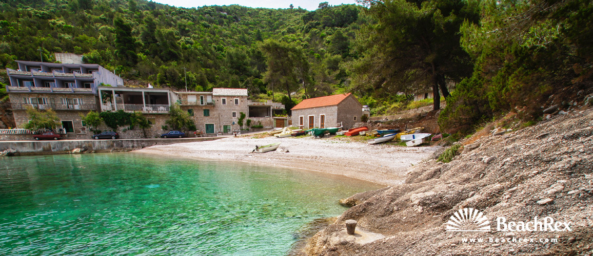 Hrvatska - Dalmacija  Split - Otok Hvar -  Bogomolje - Plaža Bristova