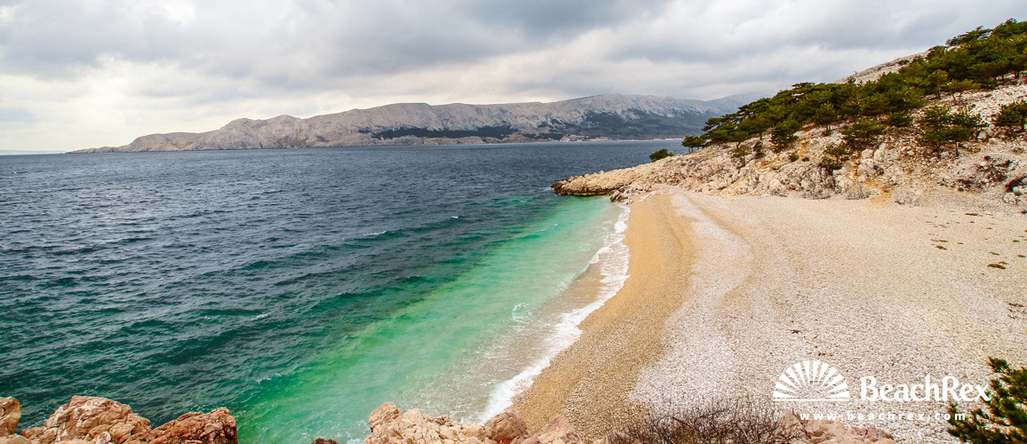 Croatia - Kvarner - Island Krk -  Baška - Beach Storišće