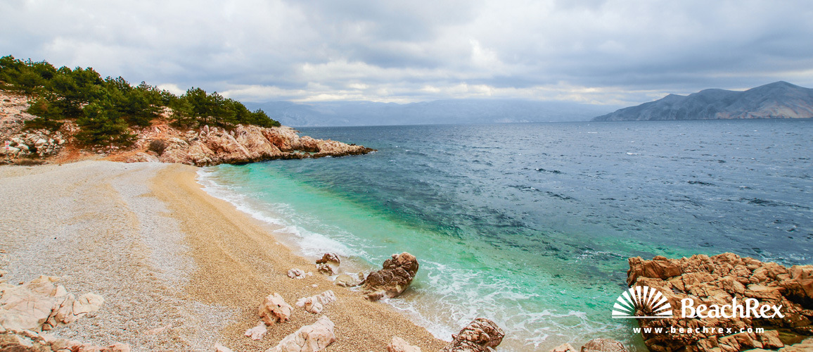 Croatia - Kvarner - Island Krk -  Baška - Beach Storišće
