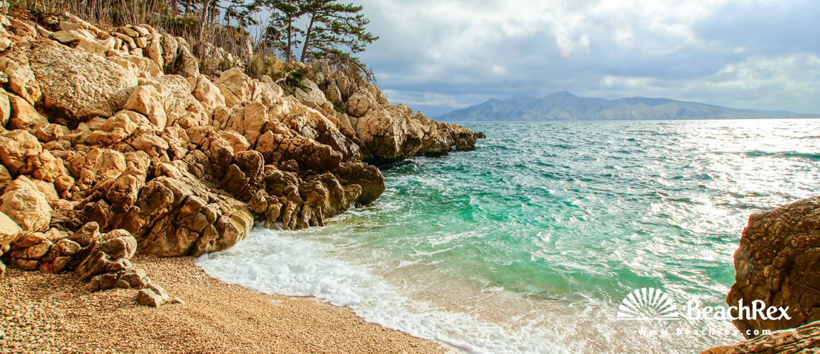 Croatia - Kvarner - Island Krk -  Baška - Beach Storišće