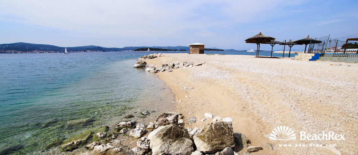 Croatie - Dalmatie  Zadar -  Biograd na Moru - Plage Dražica