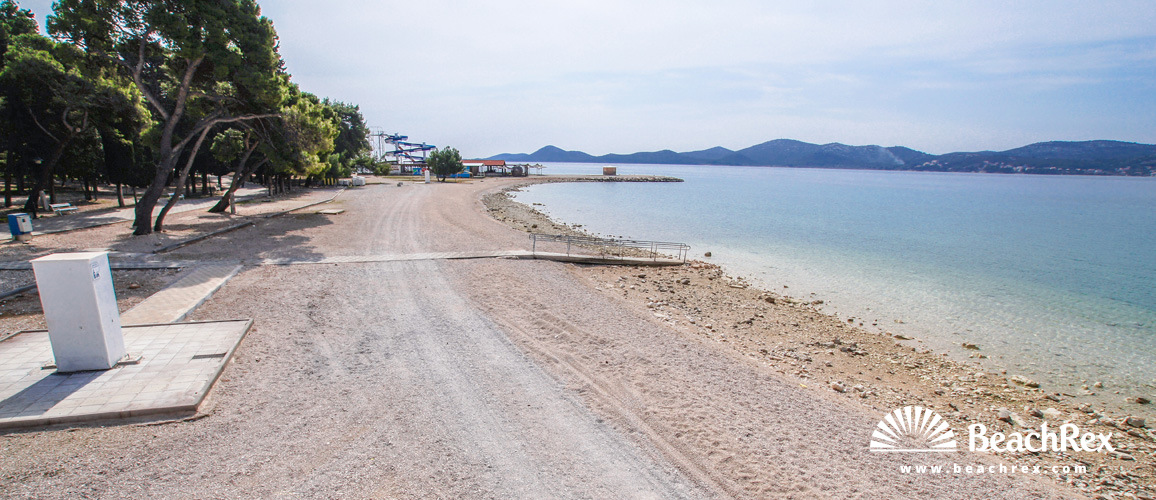 Croatie - Dalmatie  Zadar -  Biograd na Moru - Plage Dražica