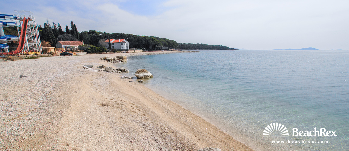 Croatie - Dalmatie  Zadar -  Biograd na Moru - Plage Dražica