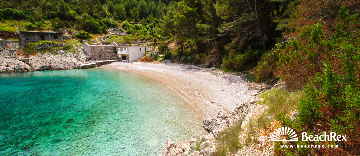 Hrvatska - Dalmacija  Split - Otok Hvar -  Bogomolje - Plaža Nika