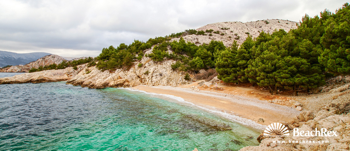 Kroatien - Kvarner - Insel Krk -  Baška - Strand Jablanova