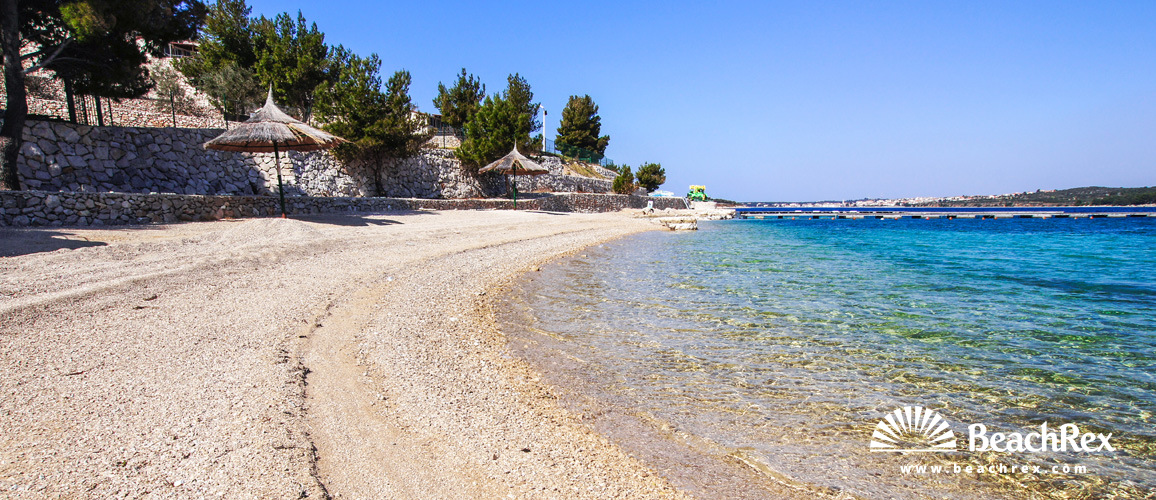 Croatia - Dalmatia  Zadar -  Drage - Beach Oaza Mira
