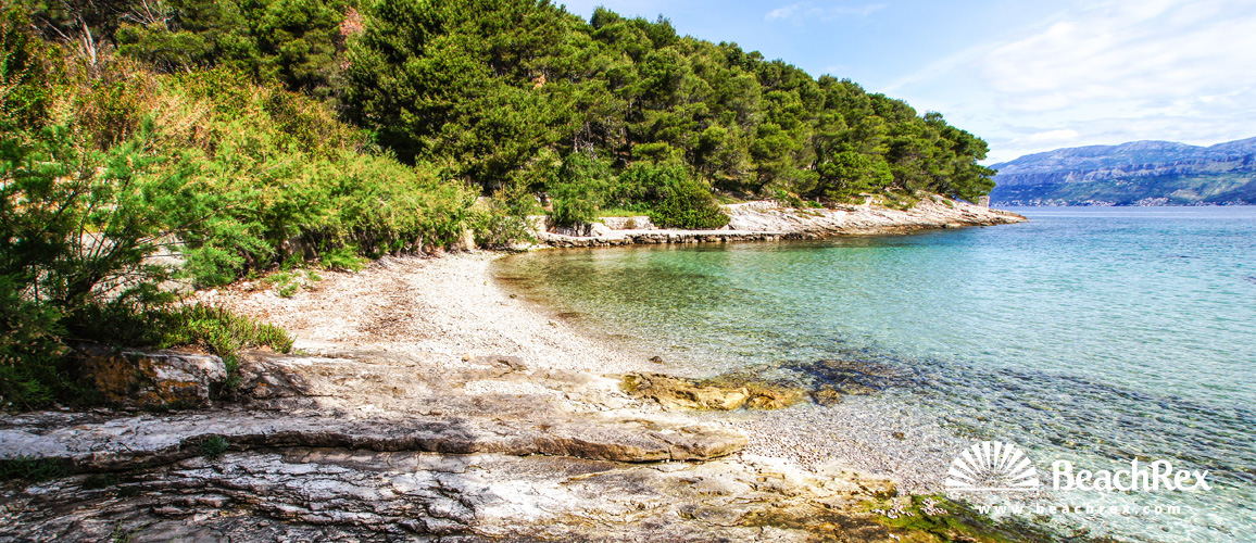 Croatia - Dalmatia  Split - Island Brač -  Postira - Beach Prvija