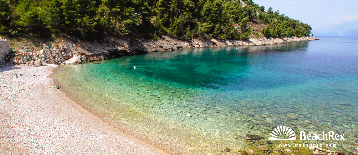Croatia - Dalmatia  Split - Island Hvar -  Bogomolje - Beach Mala Pogorila