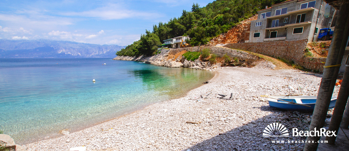 Croatia - Dalmatia  Split - Island Hvar -  Bogomolje - Beach Mala Pogorila