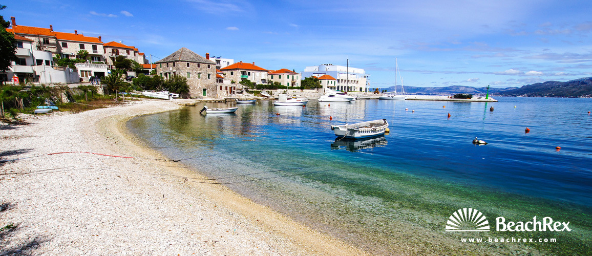 Croatia - Dalmatia  Split - Island Brač -  Postira - Beach Porat