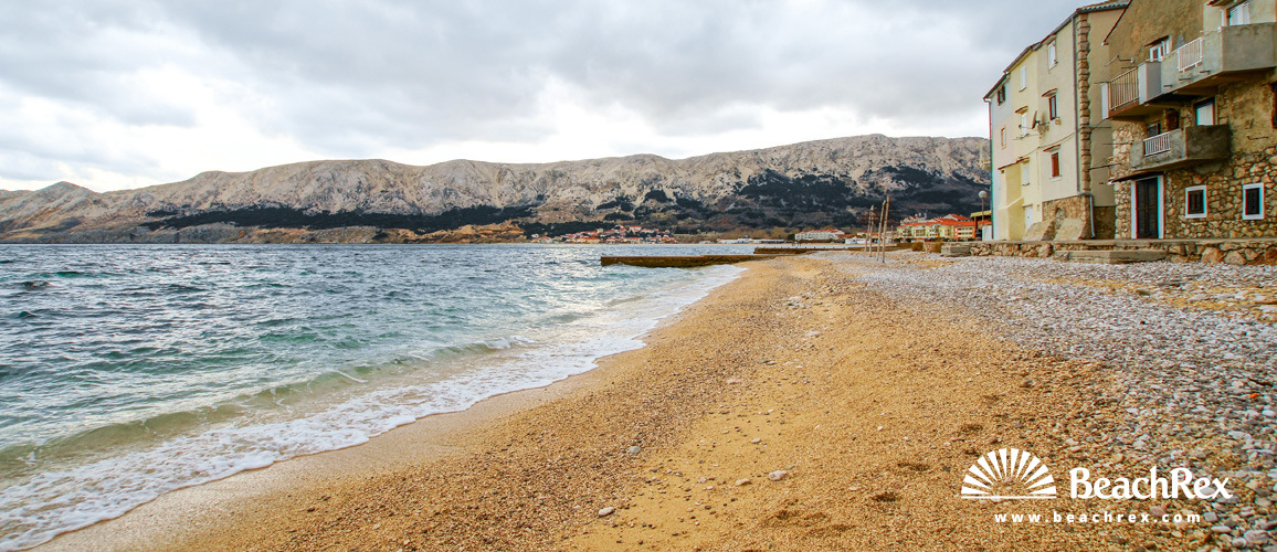 Croatia - Kvarner - Island Krk -  Baška - Beach Palada