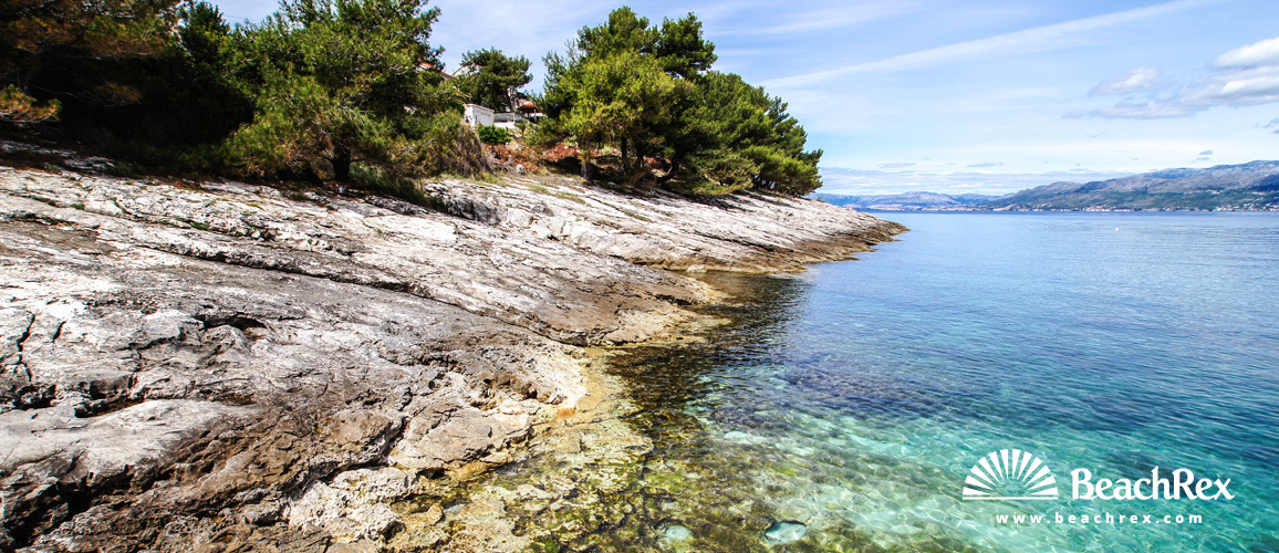 Croatia - Dalmatia  Split - Island Brač -  Postira - Beach Lozna mala