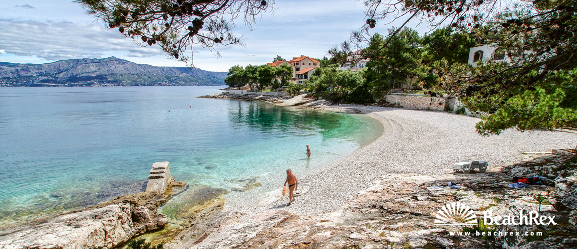 Croatia - Dalmatia  Split - Island Brač -  Postira - Beach Lozna mala
