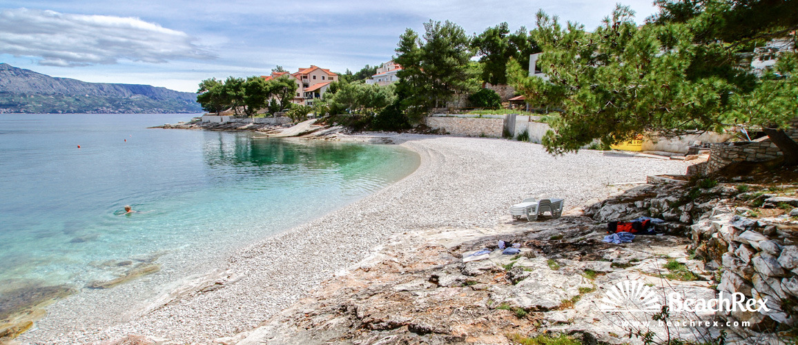 Croatia - Dalmatia  Split - Island Brač -  Postira - Beach Lozna mala