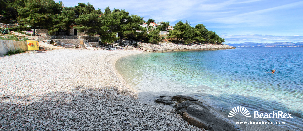 Croatia - Dalmatia  Split - Island Brač -  Postira - Beach Lozna mala