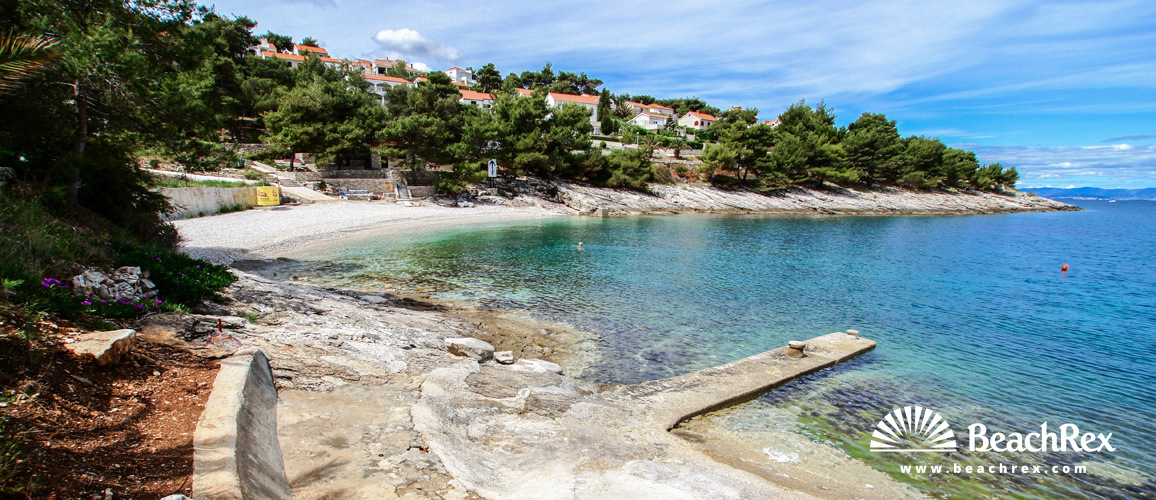 Croatia - Dalmatia  Split - Island Brač -  Postira - Beach Lozna mala