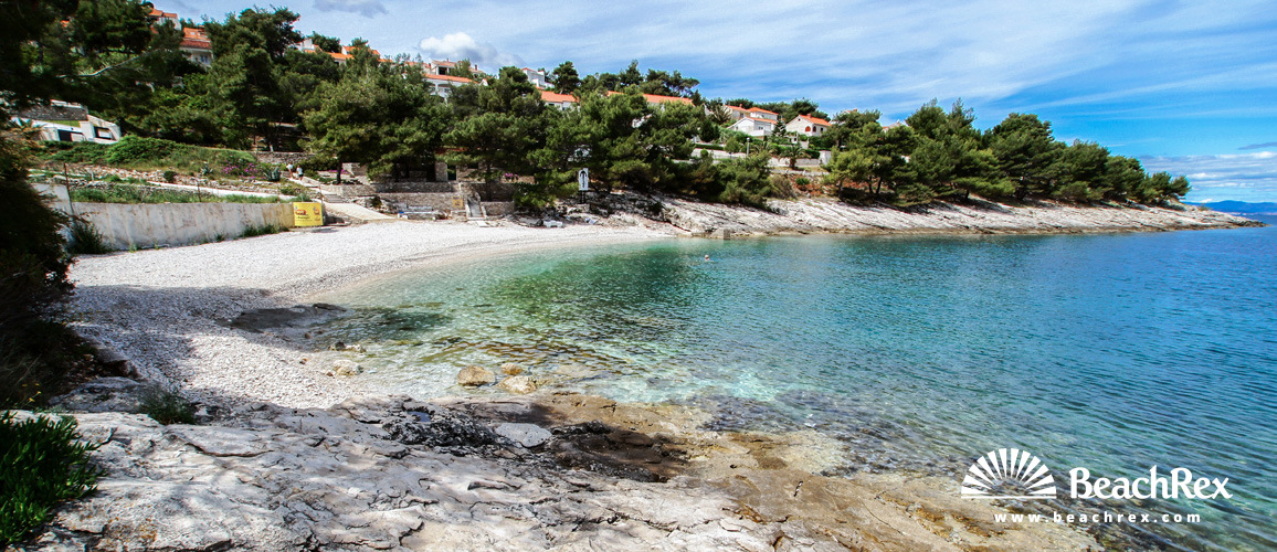 Croatia - Dalmatia  Split - Island Brač -  Postira - Beach Lozna mala