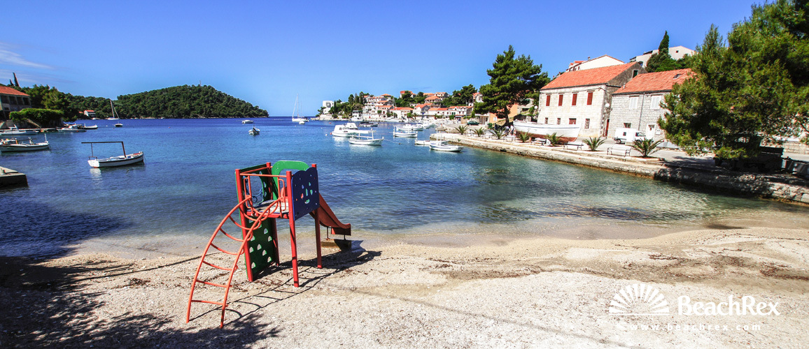 Croatia - Dalmatia  Dubrovnik - Island Korčula -  Brna - Beach Žal