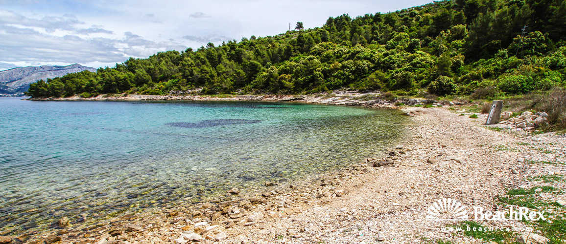 Croatia - Dalmatia  Split - Island Brač -  Postira - Beach Trstena